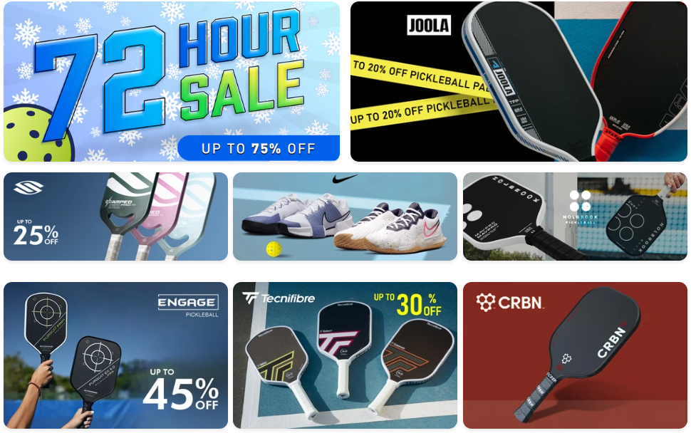 Shop Pickleball Paddles and Gear